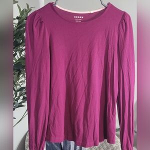 Boden Purple Long Sleeve Top 4